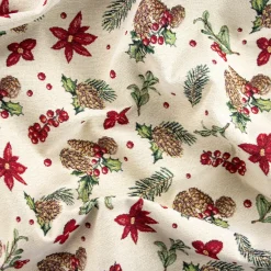 Giesse Scampoli Tappezzeria Fantasia>GOBELIN NATALE LUREX