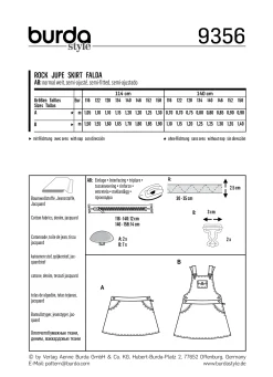 Cartamodelli Burda Neonati|Bambini>GONNA