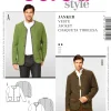 Uomo Cartamodelli Burda Uomo>Janker