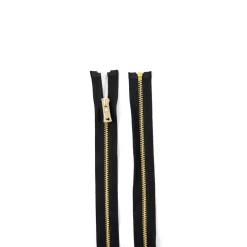 Giesse Scampoli Cerniere & Accessori>Lampo Metallo Oro n.3 Divisibile