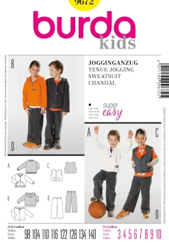 Cartamodelli Burda Neonati|Bambini>Leisure suit