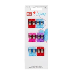 Giesse Scampoli Accessori Per Il Cucito|Accessori Hobbistica E Bomboniere>Love Pinze per tessuto 2,6cm