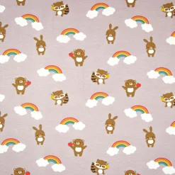 Bambino Giesse Scampoli Maglia E Jersey|Felpa E Jersey Fantasia>MAGLINA FANTASIA TOYS ARCOBALENO F/LILLA ARCOBALENI