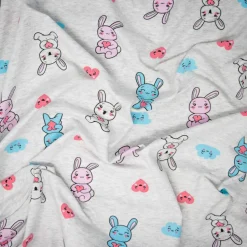Bambino Giesse Scampoli Maglia E Jersey|Felpa E Jersey Fantasia>MAGLINA FANTASIA TOYS CONIGLI