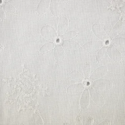 Giesse Scampoli Pizzi E Tessuti Ricamati|Fantasie Moda>MISTO LINO RICAMATO FIORE