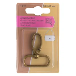Giesse Scampoli Accessori Per Borse E Bigiotteria|Cerniere & Accessori>MOSCHETTONE 1PZ 30MM