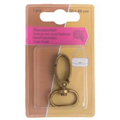 Giesse Scampoli Accessori Per Borse E Bigiotteria|Cerniere & Accessori>MOSCHETTONE 1 PZ 20 MM