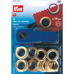 Giesse Scampoli Accessori Per Borse E Bigiotteria>Occhielli con rondelle ottone 14mm
