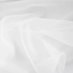 Giesse Scampoli Tessuti Tinta Unita>ORGANZA GOFFRATA MOSELLE SPOSA
