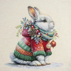 Giesse Scampoli Pannelli Per Cuscini>PANNELLI 47X47 CM CONIGLIO NATALE