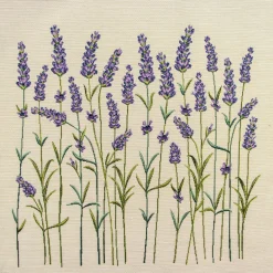 Giesse Scampoli Pannelli Per Cuscini>Pannelli 47x47 fiori lavanda