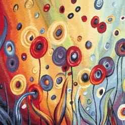 Giesse Scampoli Pannelli Per Cuscini>Pannelli 47x47 flowers