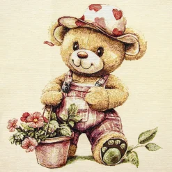 Giesse Scampoli Tovaglie Fantasia|Pannelli Per Cuscini>Pannelli 47x47 orsetto contadino