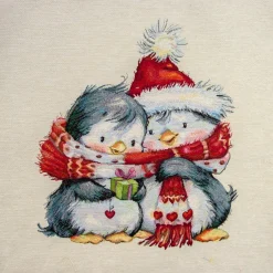 Giesse Scampoli Tovaglie Fantasia|Pannelli Per Cuscini>Pannelli 47x47 pinguini Natale