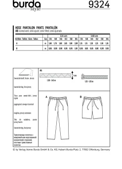 Cartamodelli Burda Neonati|Bambini>pantaloni