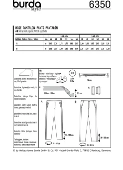 Uomo Cartamodelli Burda Uomo>pantaloni