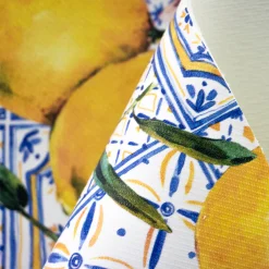 Giesse Scampoli Tessuti Tecnici Per L'Arredo>PASSATOIA STAMPATA LIMONI