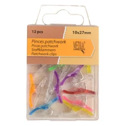 Giesse Scampoli Accessori Per Il Cucito>Pinze patchwork 10x27 mm 12 pz
