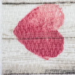 Bambino Giesse Scampoli Trapuntati|Cotone Piquet>PIQUET FANTASIA CUORI PATCHWORK SHABY