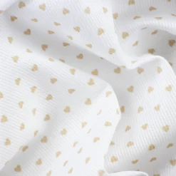 Bambino Giesse Scampoli Cotone Piquet>PIQUET KID CUORI