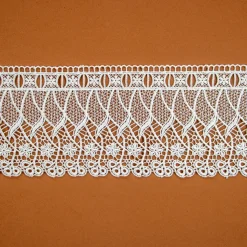 Giesse Scampoli Pizzi>PIZZO MACRAME CON PASSANASTRO
