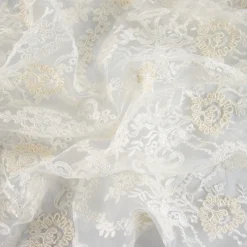Giesse Scampoli Tessuti In Pizzo>PIZZO REBRODE’ ISERE SPOSA
