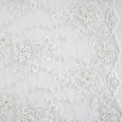 Giesse Scampoli Tessuti In Pizzo>PIZZO REBRODE’ VOSGES SPOSA