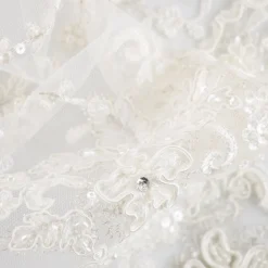 Giesse Scampoli Tessuti In Pizzo>PIZZO REBRODE’ VOSGES SPOSA