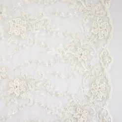 Giesse Scampoli Tessuti In Pizzo>PIZZO REBRODE’ VOSGES SPOSA