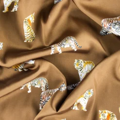 Giesse Scampoli Fantasie Moda>RASO NICOLETTA TIGRE