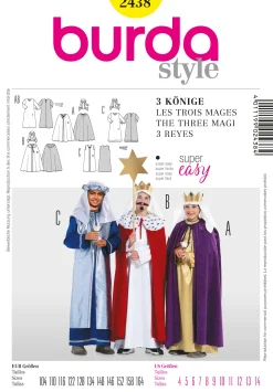 Cartamodelli Burda Neonati|Bambini>RE MAGI