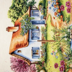 Giesse Scampoli Tovaglie Fantasia>RUNNER PIAZZATO 47X140 NEW COTTAGE