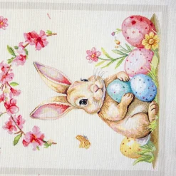 Giesse Scampoli Tovaglie Fantasia>RUNNER PIAZZATO 40X100 PASQUA FIORITA