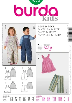 Cartamodelli Burda Neonati|Bambini>Salopette / gonna