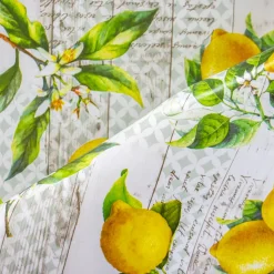 Giesse Scampoli Cotoni Resinati E Tovaglie Cerate|Tessuti Tecnici Per L'Arredo>SOFT STAMPATO LIMONI