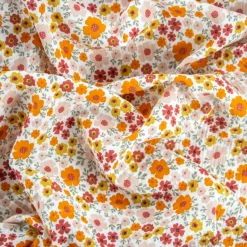 Bambino Giesse Scampoli Tessuti In Cotone|Fantasie Moda>TELA INDIANA FANTASIA FLOWERS