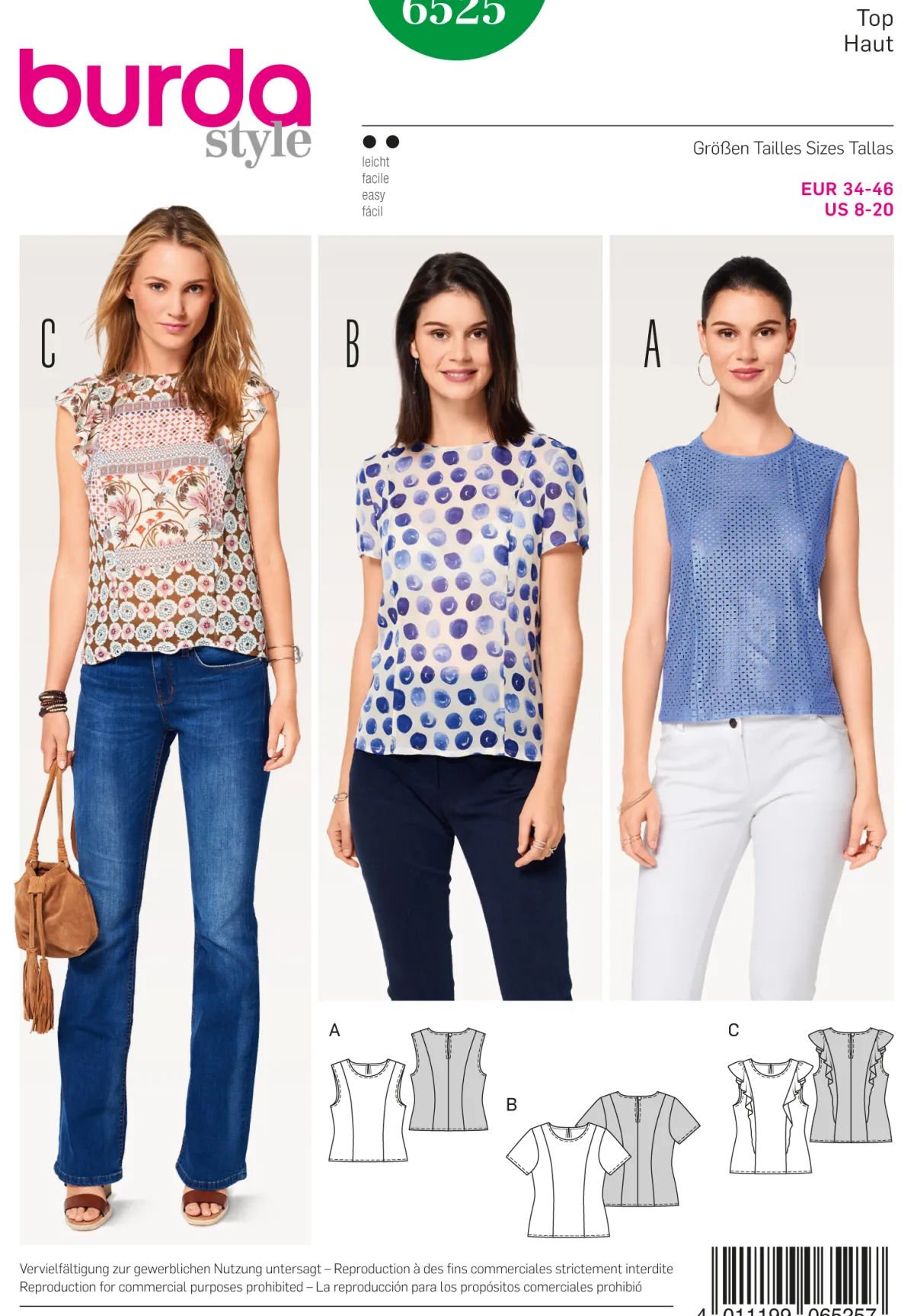 Cartamodelli Burda Top>top