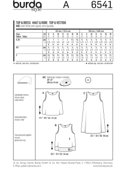 Cartamodelli Burda Top|Abiti>Top e vestito
