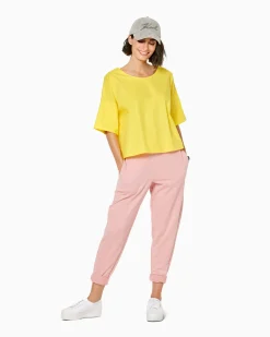 Giesse Scampoli Top>Top - Scollo tondo -Boxy Shape - Frills