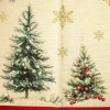Giesse Scampoli Tovaglie Fantasia>TOVAGLIA PIAZZATA 140X140 XMAS WOODS