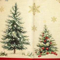 Giesse Scampoli Tovaglie Fantasia>TOVAGLIA PIAZZATA 140X140 XMAS WOODS