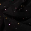 Giesse Scampoli Tulle & Tessuti Rete|Pizzi E Tessuti Ricamati>TULLE CON PERLINE MULTICOLOR NAVE