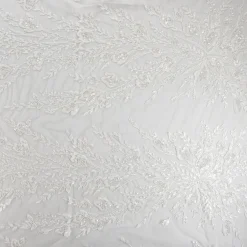 Giesse Scampoli Tessuti In Pizzo|Tessuti Tinta Unita>TULLE RICAMATO CON PERLINE VERTOU SPOSA
