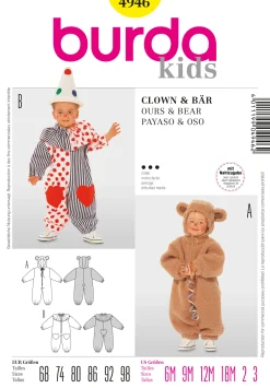 Cartamodelli Burda Neonati|Bambini>TUTE PER BAMBINI