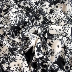 Giesse Scampoli Fantasie Moda>TWILL NICOLETTA STELLE ASTRATTE