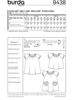 Cartamodelli Burda Neonati|Bambini>Vestito e camicia