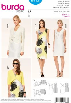 Cartamodelli Burda Abiti>Vestito, giacca