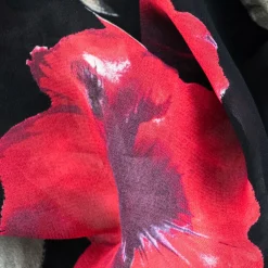 Giesse Scampoli Fantasie Moda>VISCOSA CREPE NICOLETTA FIORATO