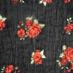 Giesse Scampoli Fantasie Moda>VISCOSA GOFFRATA NICOLETTA ROSELLINE